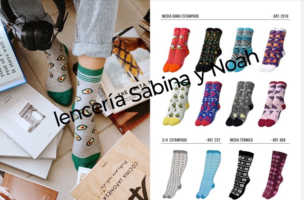 Media Estampada Mundo Dama - Imagen 2