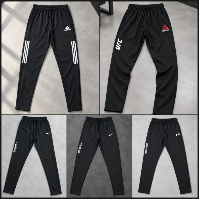 Jogging de Hombre Negro sin Friza