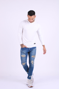 Jeans Chupin Elastizado de Hombre - Miniatura 4