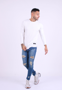 Jeans Chupin Elastizado de Hombre - Miniatura 8