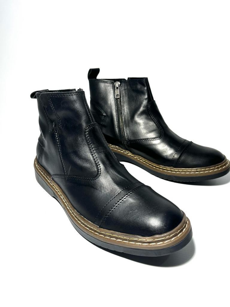 Bota Guevara Black Cuero Vacuno - Imagen 3