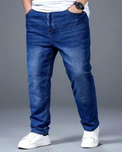 Jean Semi Recto Azul Localizado Hombre