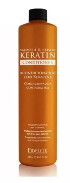 Fidelite Shampoo Ó Acondicionador de Keratina X 900 Ml C/u - Imagen 3