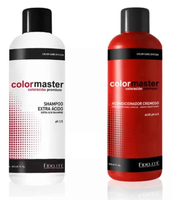 Colormaster Shampoo Ó Acondicionador Extra Ácido 900ml. Fidelite