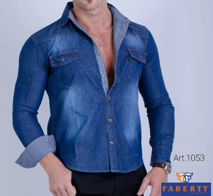 Camisa Jean de Hombre