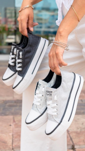 All Star Plaraforma Glitter  (por Pedido Anticipado)