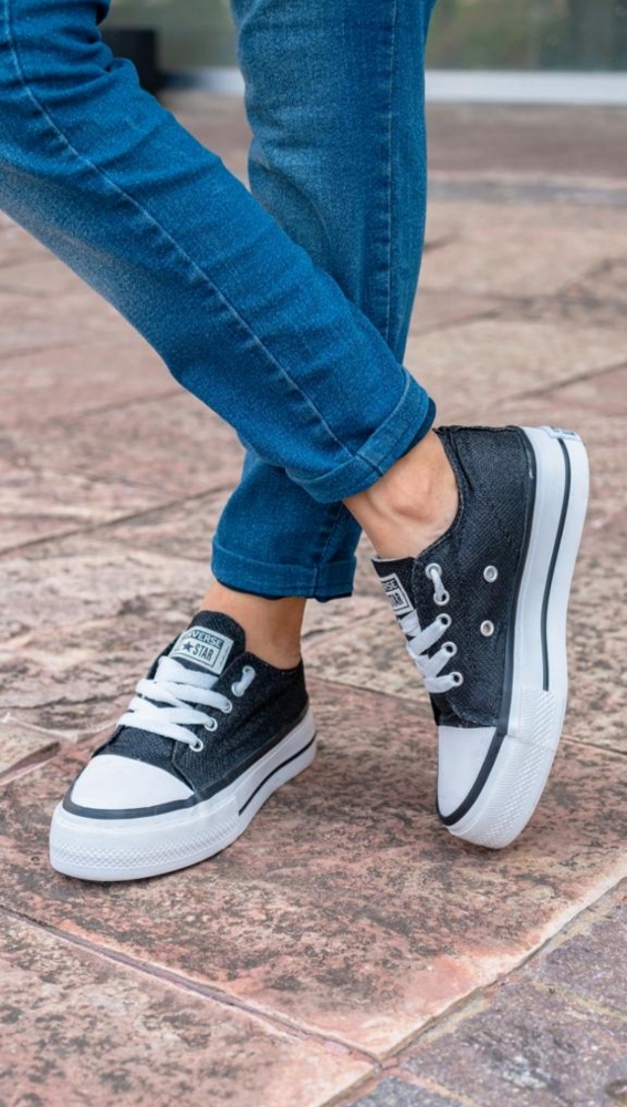 All Star Plaraforma Glitter  (por Pedido Anticipado) - Imagen 2