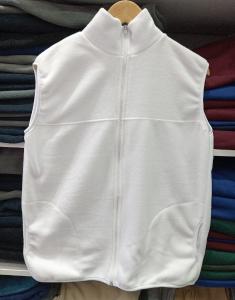 Chalecos Polar Unisex Blanco Especial
