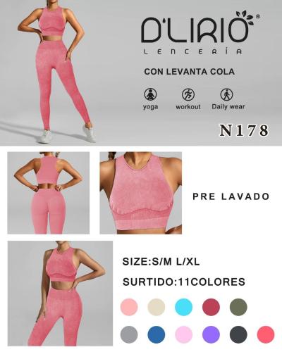 Conjunto Prelavado Calza + Top - Delirio