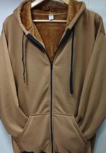Campera Hombre Jersey con Piel - Miniatura 4