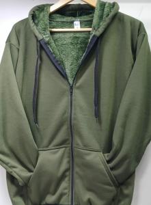 Campera Hombre Jersey con Piel - Miniatura 5