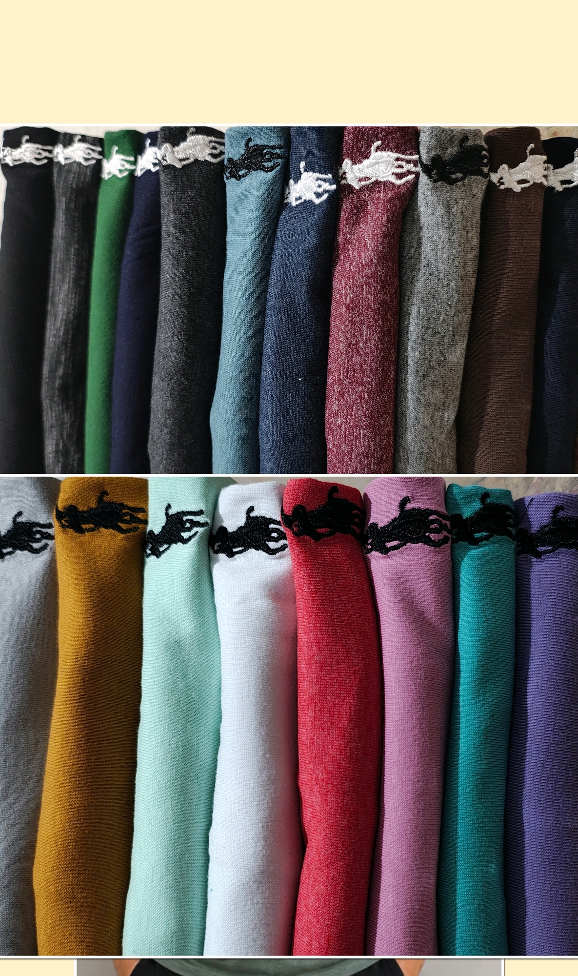 Remeras de Polo de Algodón Pienado Talles Especiales - Imagen 3