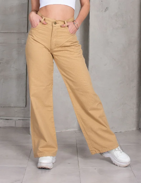 'art. 350/6cml.' del 36 al 46  Wide Leg + Camel "trend"