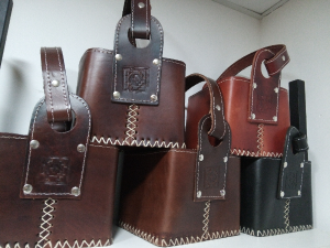 Canasta Matera Bolso Matero de Puro Cuero