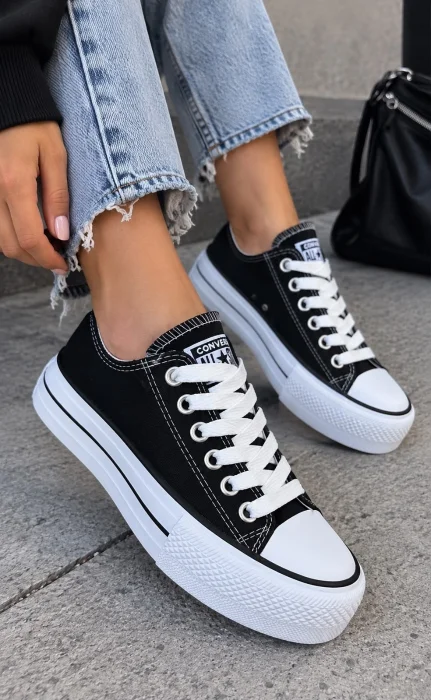Zapatilla Convers Lona Plataforma