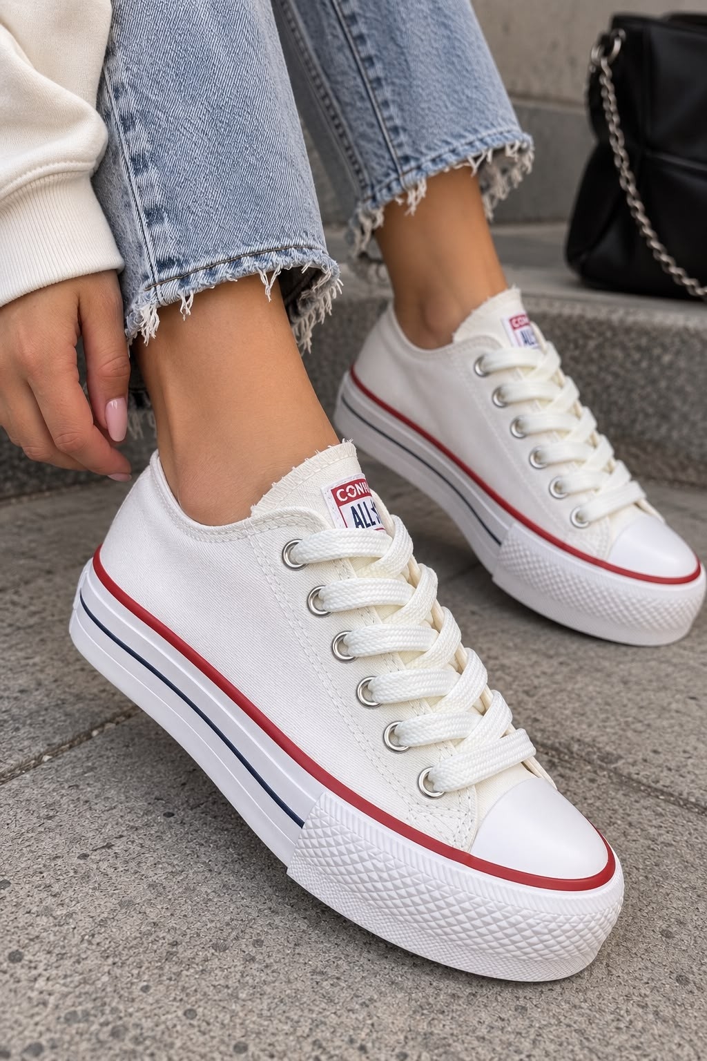 Zapatilla Convers Lona Plataforma - Imagen 2
