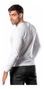 Camiseta Adulto Interlok Algodon  Manga Larga Talle 38 al 48 - Miniatura 4