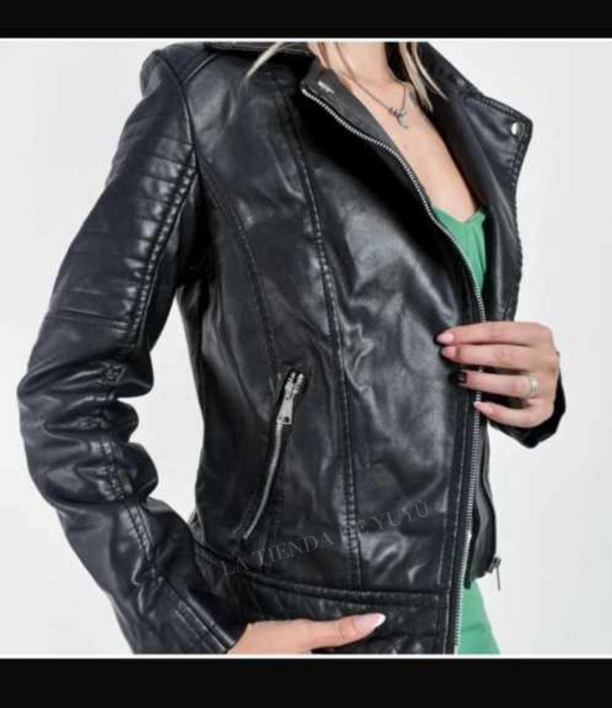 Campera Cuero Importada Mujer Lyd la Tienda de Yuyu - Imagen 1