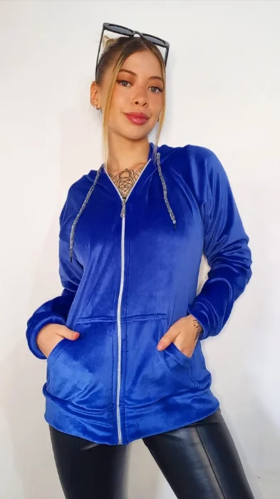 Campera Plush Bifaz Elastizada