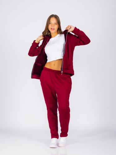 Pantalon de Jersey con Piel Dama - Miniatura 2