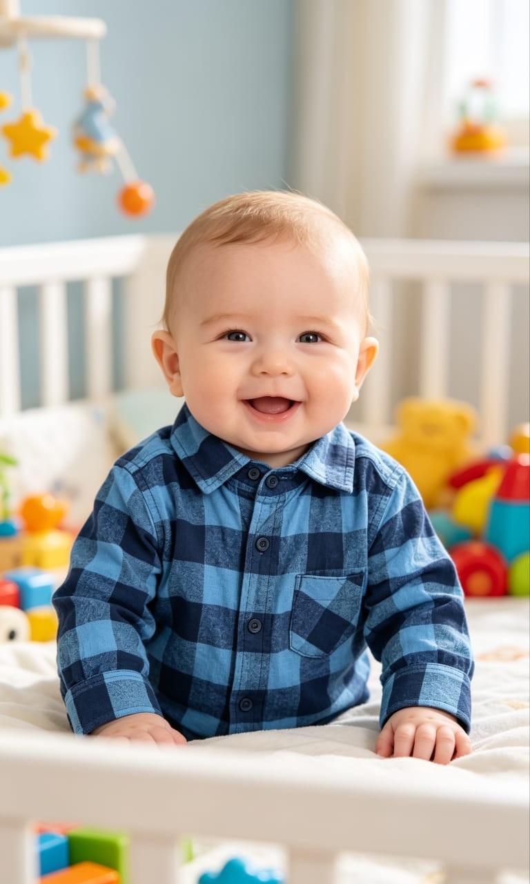 Camisa Leñadora de Bebé - Imagen 3