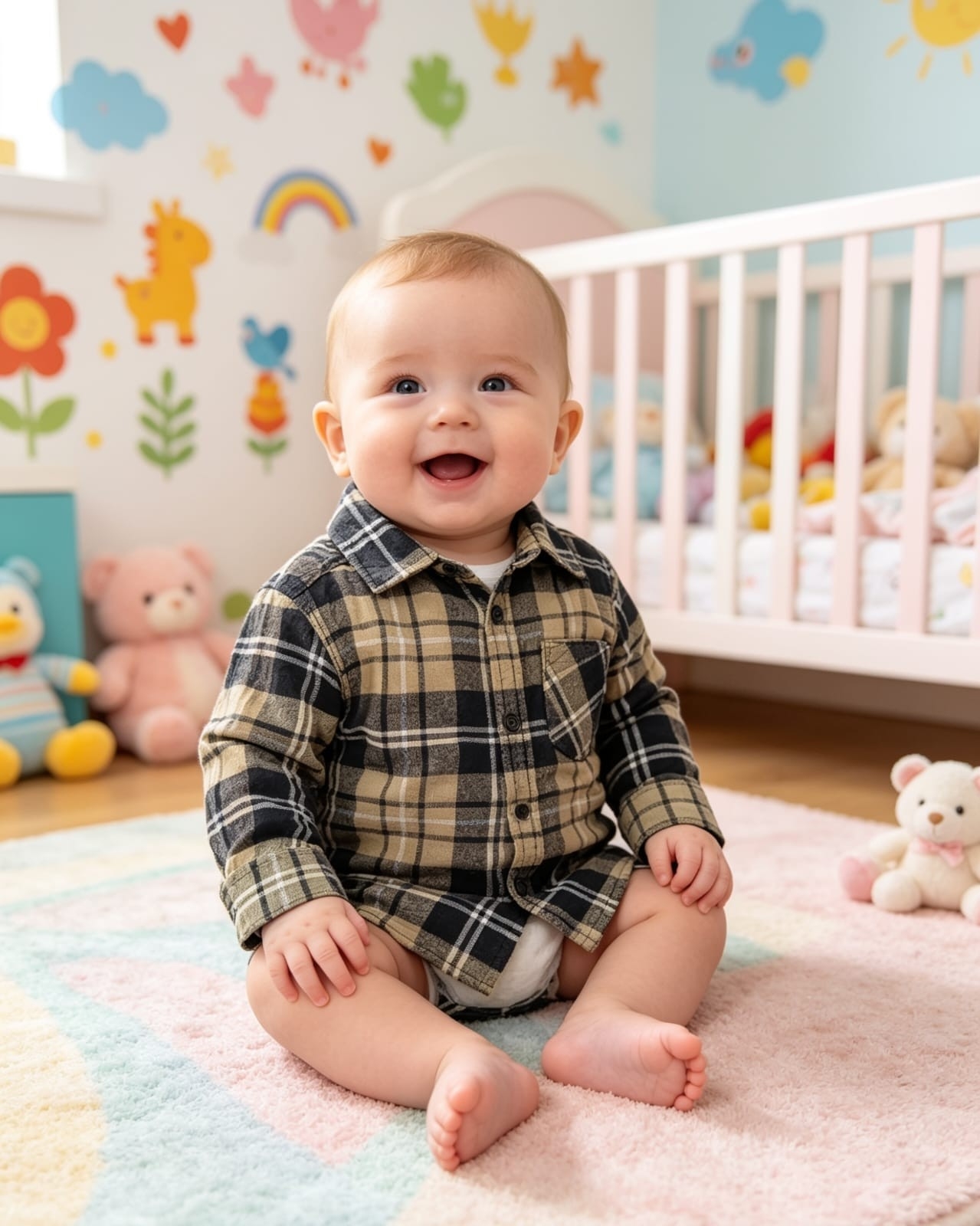 Camisa Leñadora de Bebé - Imagen 5