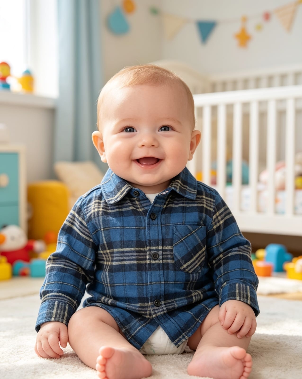 Camisa Leñadora de Bebé - Imagen 7