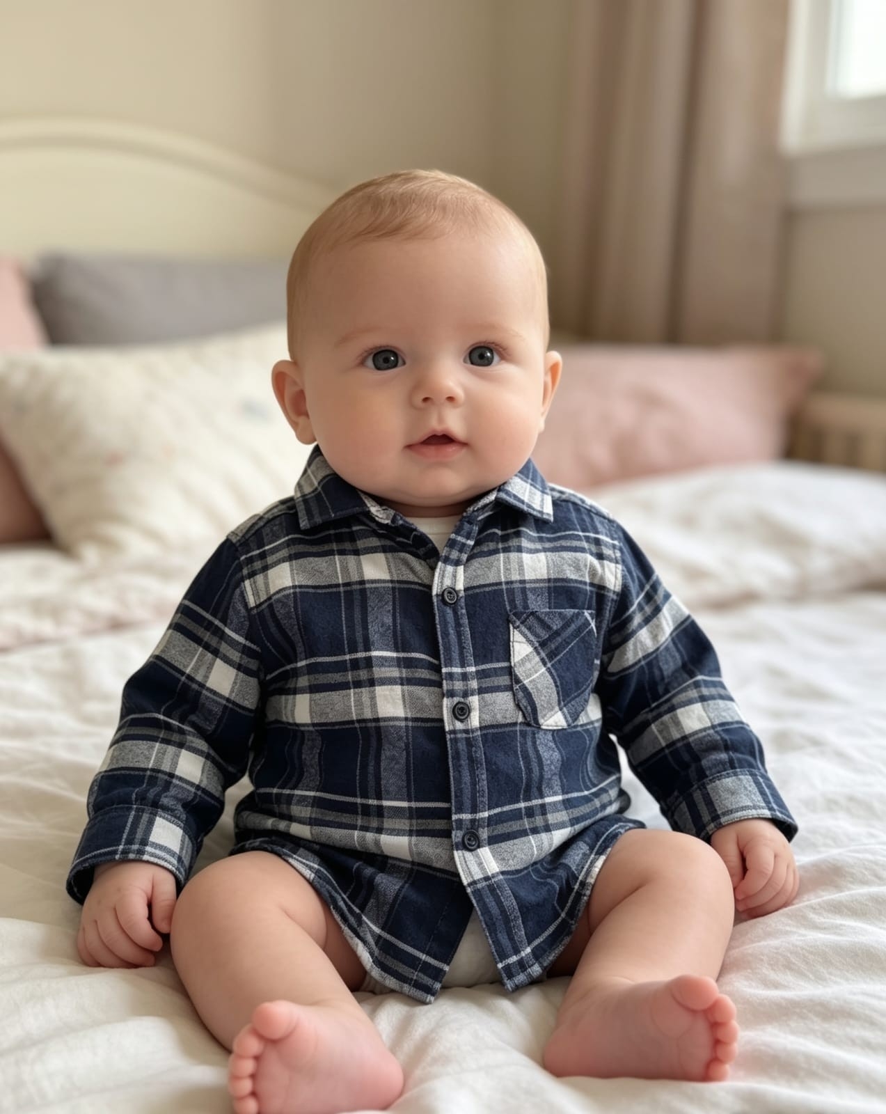 Camisa Leñadora de Bebé - Imagen 8
