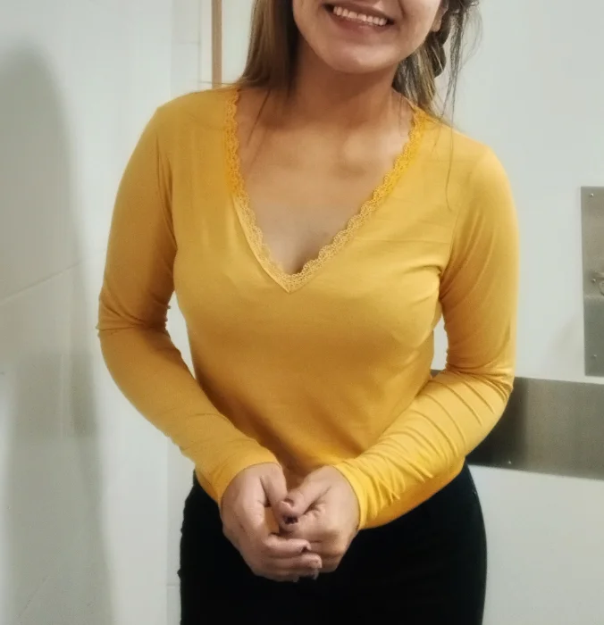 Remera con Puntilla