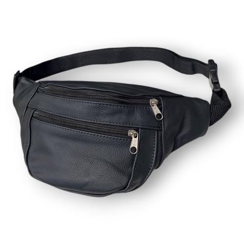 Riñonera de 100% Cuero Vacuno 30× 15 Profe 7 Cm Aprox, Marroquineria - Miniatura 2