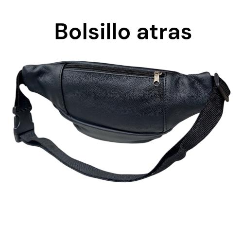 Riñonera de 100% Cuero Vacuno 30× 15 Profe 7 Cm Aprox, Marroquineria - Miniatura 4