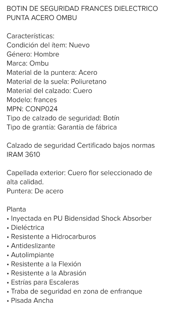 Botin Francés Ombú - Imagen 6