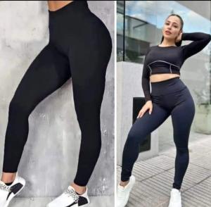 Calza Chupín Lycra  Negro Dama