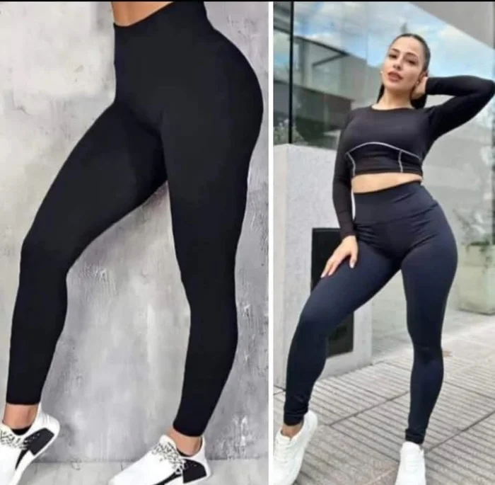 Calza Chupín Lycra  Negro Dama Elastizada