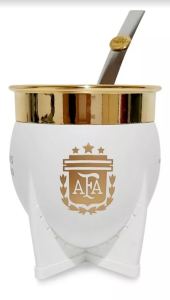 Mate Pampa Imperial Afa Mundial Pvc con Bombilla de Acero