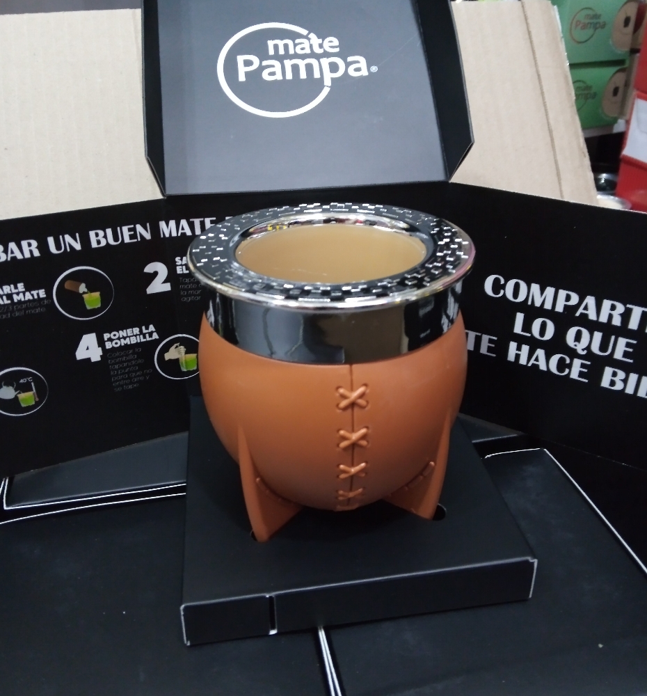 Mate Pampa Imperial Xl Original con Caja sin Bombilla - Imagen 3