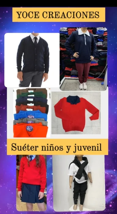Sueter Juvenil Talle  38 al 44