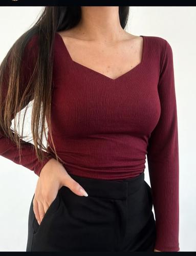Camiseta Cuello Espejo de Mroley Soft, con Forro Interno en la Zona del Busto - Miniatura 3