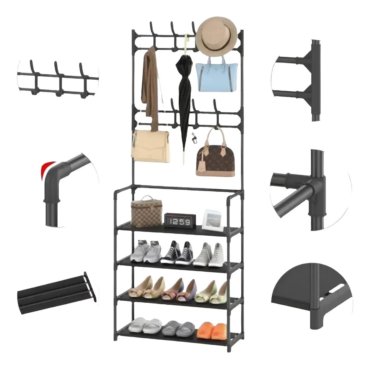 Organizador para Ropa y Calzados , con Perchas (1.60x60x30) - Imagen 1