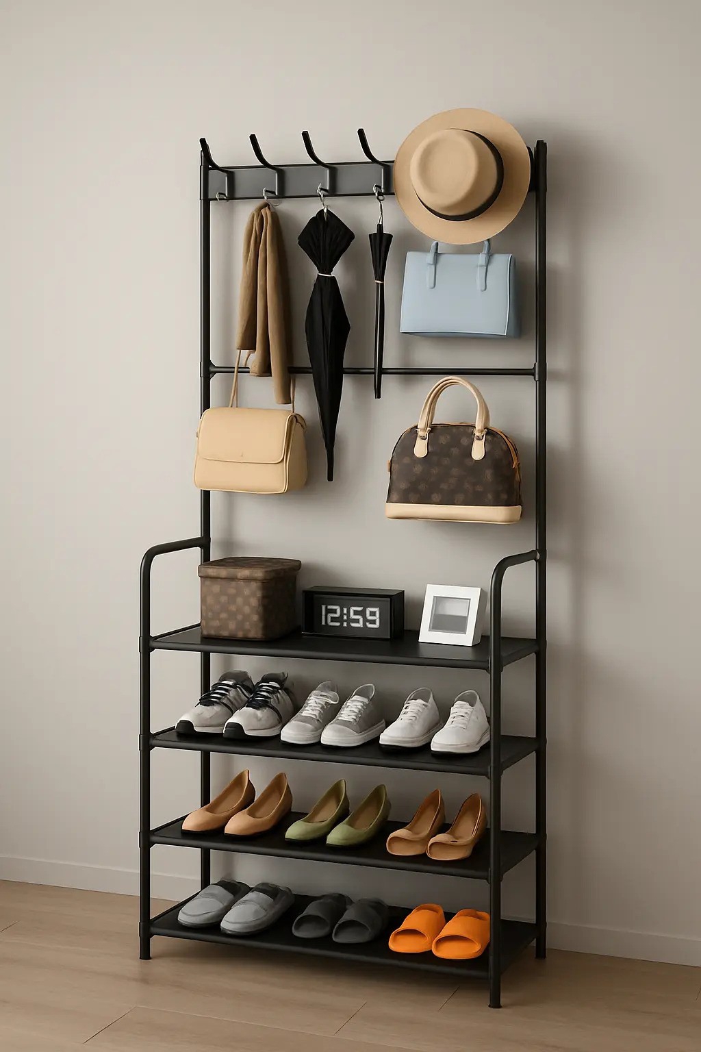 Organizador para Ropa y Calzados , con Perchas (1.60x60x30) - Imagen 3