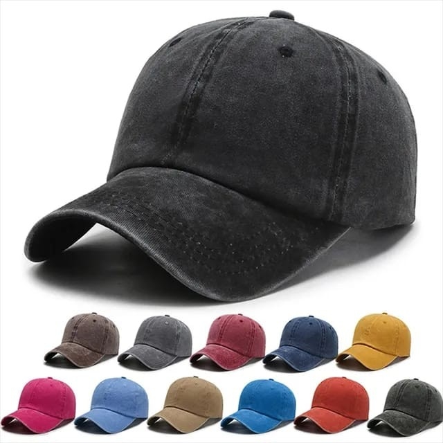 Gorra Lisas Vintage Viseras al Mayor y Menor, Algodón - Imagen 1