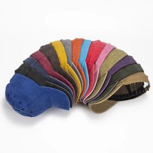 Gorra Lisas Vintage Viseras al Mayor y Menor, Algodón - Miniatura 3