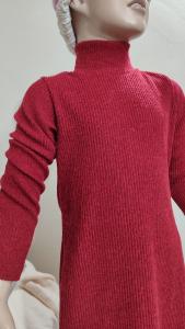 Vestido Lanilla Brush Acampanado - Miniatura 2