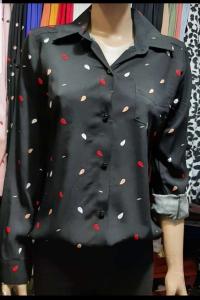 Camisas Estampadas Mangas Largas Entalladas en Fibrana Rayón Poplin Calidad Premiun
