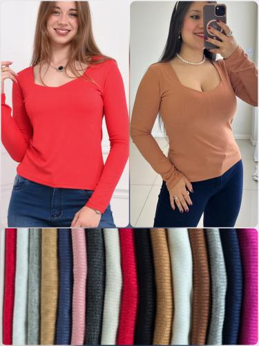 Camiseta Cuello Espejo