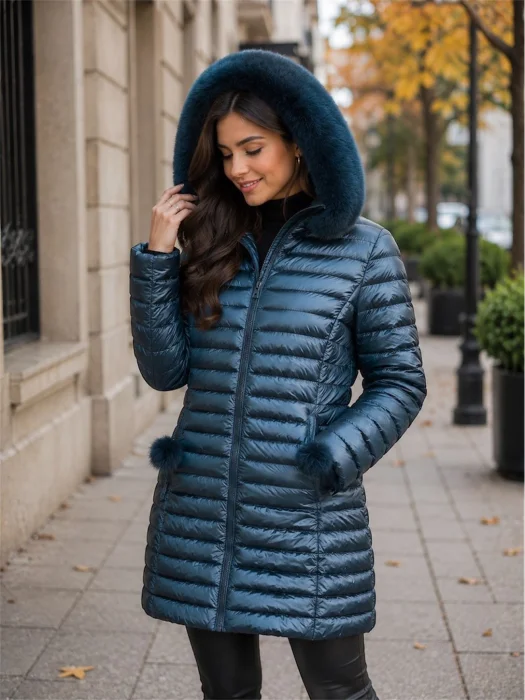 Campera Liviana con Piel