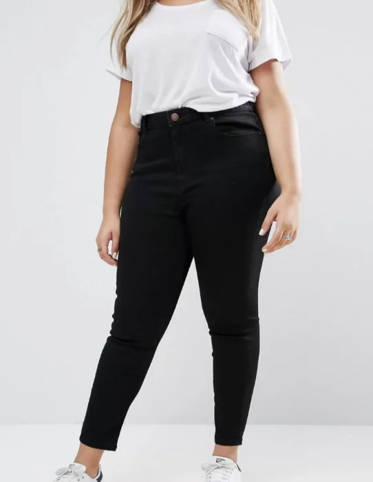Jeans Talle Especial Negro