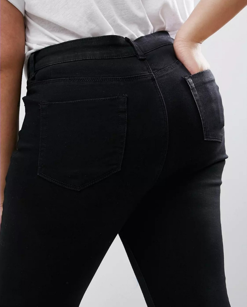 Jeans Talle Especial Negro - Imagen 2