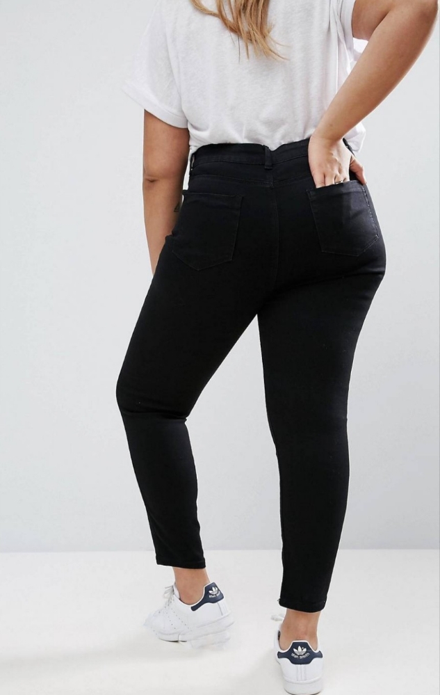 Jeans Talle Especial Negro - Imagen 3