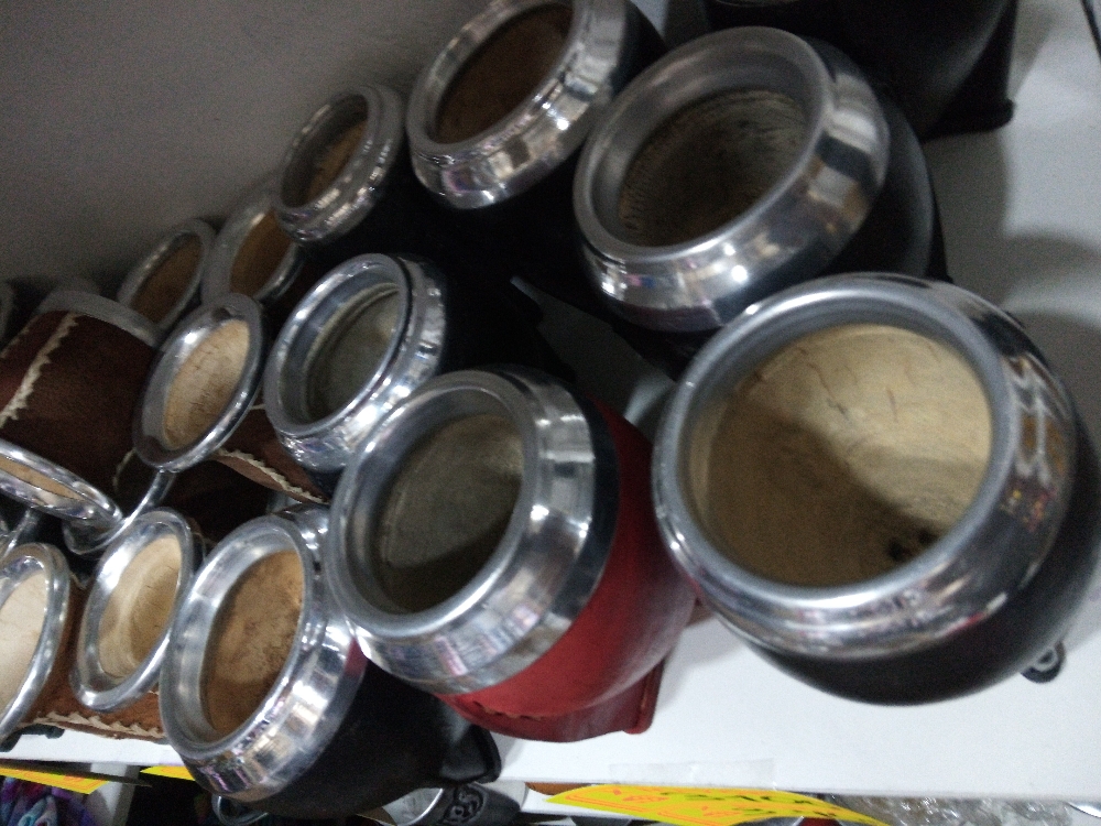 Mate Torpedo Uruguayo Cuero/calabaza/aluminio - Imagen 3